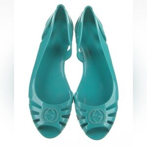Gucci jelly flats sz.40